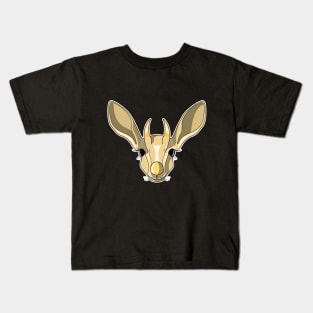 brown baby mountain gazelle face Kids T-Shirt